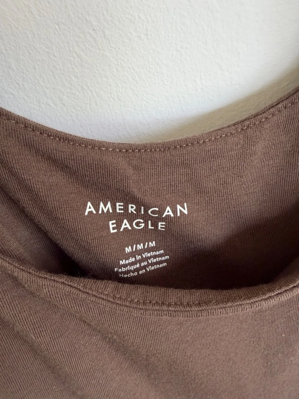 American Eagle Outfitters Brown Scoop Neck Midi/Maxi Dress - Picture 4 of 6